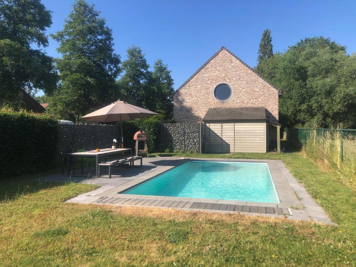 Landelijke Villa Met Zwembad En Gezellige Openhaard Zemst Esterno foto