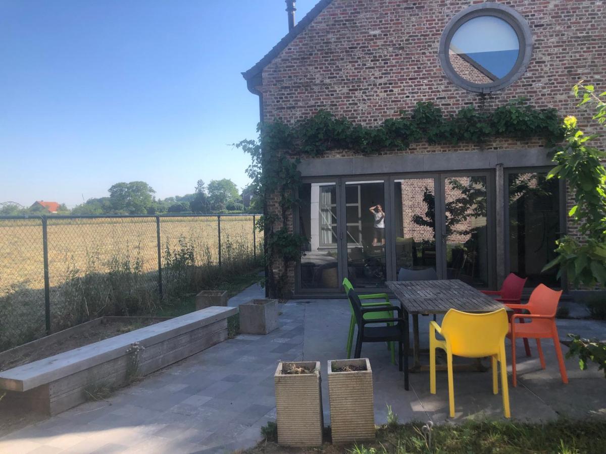 Landelijke Villa Met Zwembad En Gezellige Openhaard Zemst Esterno foto